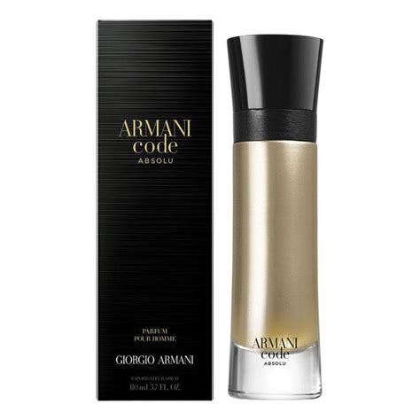 armani code absolu for men.